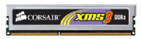 Corsair 2GB Kit, PC3-10666, 9-9-9-24, 240pin DIMM, CL9 (TWIN3X2048-1333C9 G)